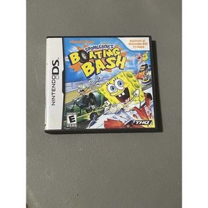 SPONGEBOB'S‎ BOATING BASH NINTENDO DS GAME 3DS 2DS CIB COMPLETE W/ MANUAL CASE